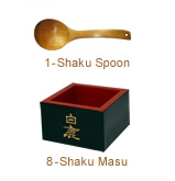 1-Shaku Spoon,8-Shaku Masu