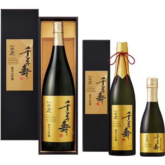 黒松白鹿 千年壽 純米大吟醸 | 純米大吟醸酒 | 白鹿 HAKUSHIKA 辰馬 